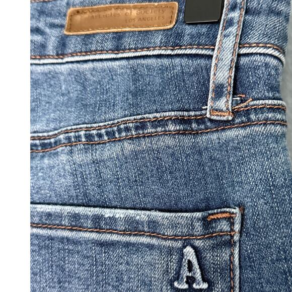 Articles of Society Skinny Jeans Women’s 26x28 Medium Wash Stretch Denim - Picture 4 of 8